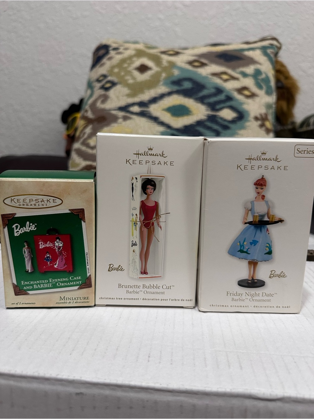 Hallmark Keepsake Barbie Ornaments set of 3